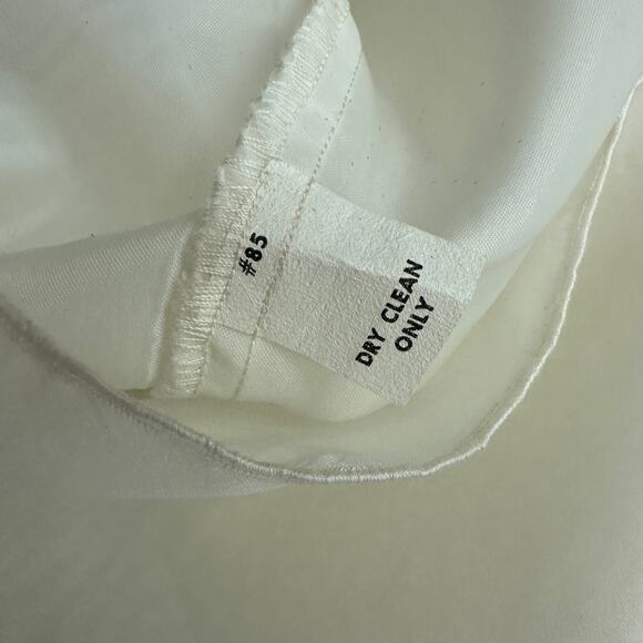 Linea V Women Top Sz 10 Sheer High Neck Puff Sleeve Regency Cottagecore Romantic - Picture 6 of 9